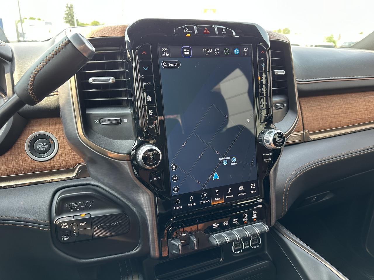 2023 Ram 3500 Limited Longhorn | Aisin | 360 Camera | Safety Group | Tow Tech Pkg | Rear Bags | 5th Wheel Prep Redwater AB