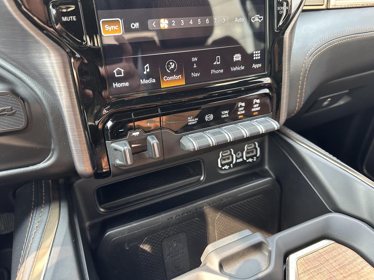 2023 Ram 3500 Limited Longhorn | Aisin | 360 Camera | Safety Group | Tow Tech Pkg | Rear Bags | 5th Wheel Prep Redwater AB