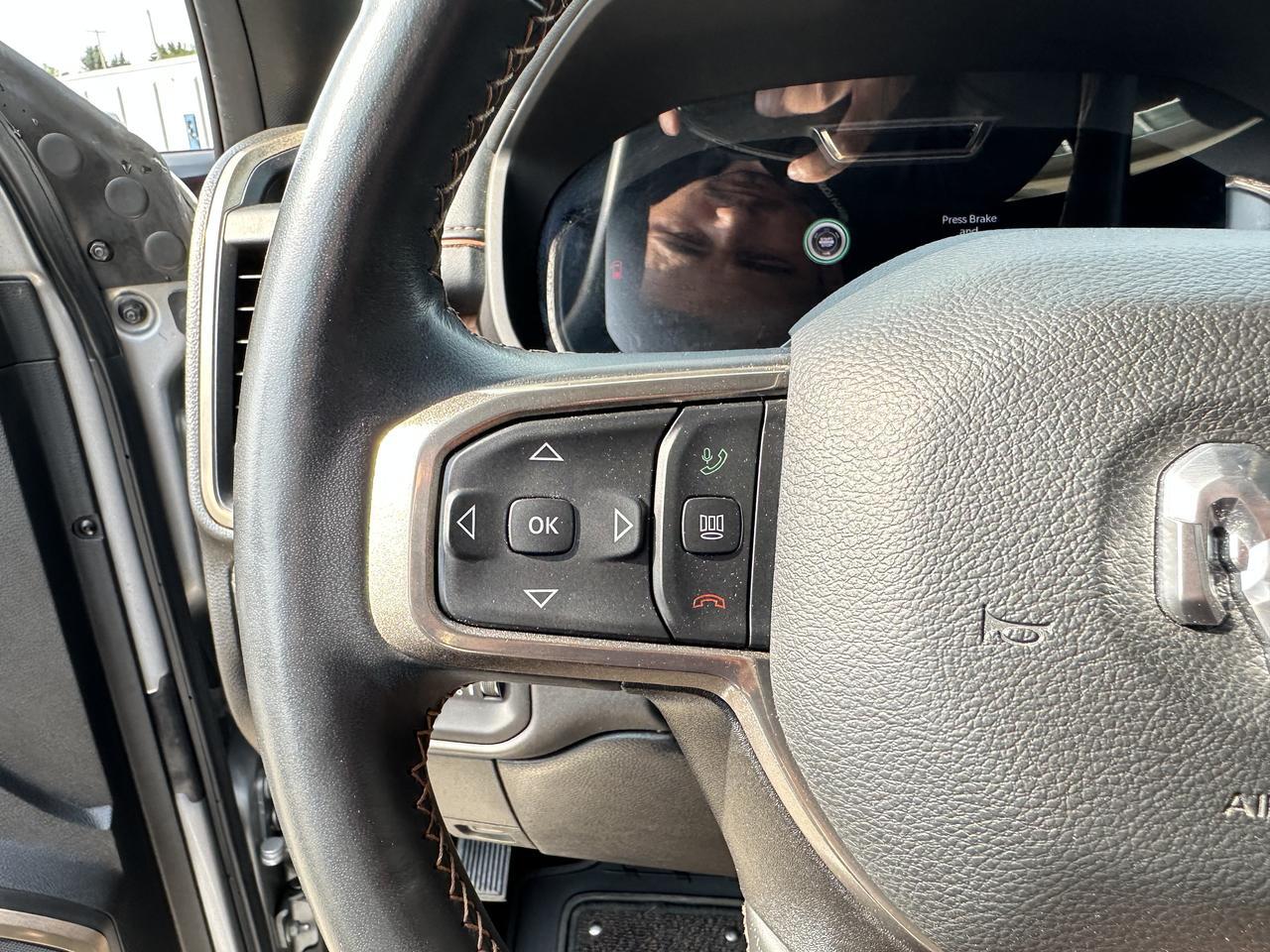 2023 Ram 3500 Limited Longhorn | Aisin | 360 Camera | Safety Group | Tow Tech Pkg | Rear Bags | 5th Wheel Prep Redwater AB