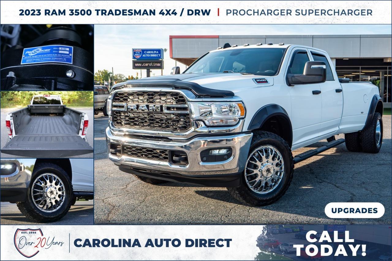 2023 Ram 3500 Tradesman 4X4 / DRW / 6.4L V8 / Procharger Supercharger