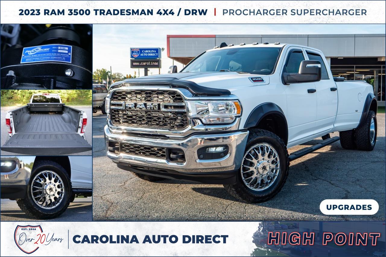2023 Ram 3500 Tradesman 4X4 / DRW / 6.4L V8 / Procharger Supercharger