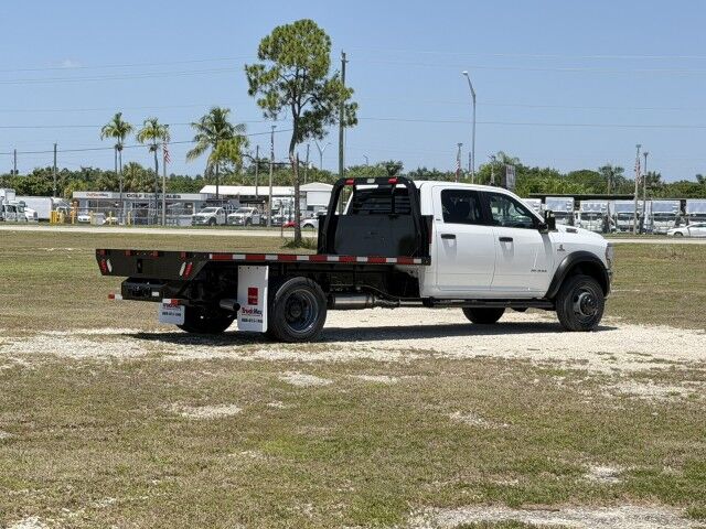 2023 Ram 4500 SLT 4x4 Crew Cab 12' Steel Flatbed Gooseneck Hauler Truck