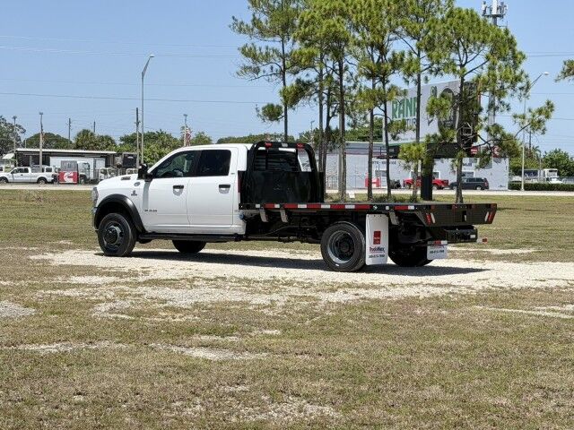 2023 Ram 4500 SLT 4x4 Crew Cab 12' Steel Flatbed Gooseneck Hauler Truck