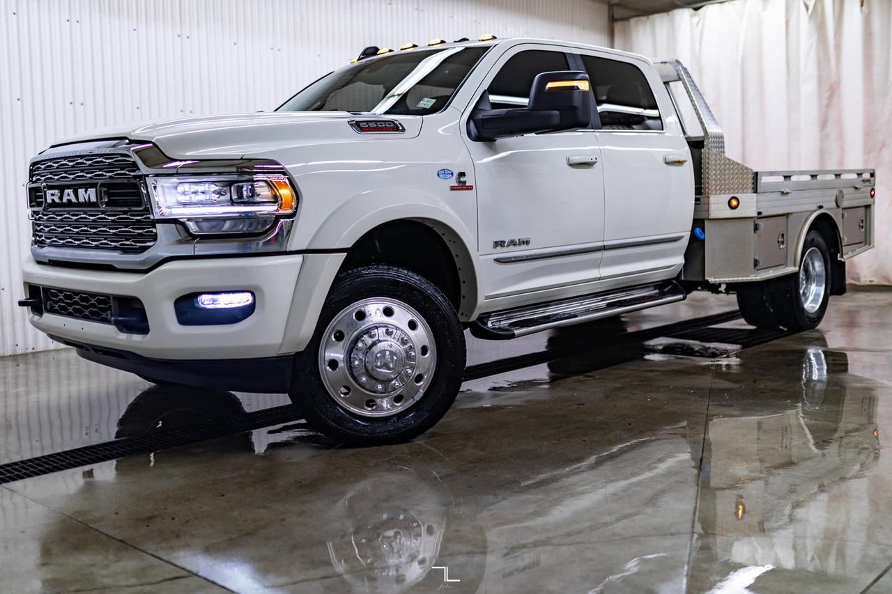 2023 Ram 5500 4x4 Crew Cab Limited Deck Diesel AISIN Leather Nav Red Deer AB