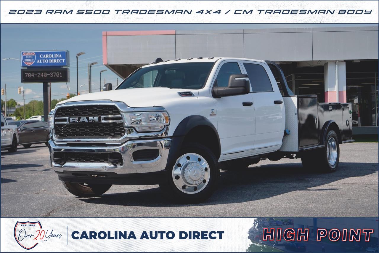 2023 Ram 5500 Chassis Cab Tradesman 4X4 / Diesel / CM Bed!