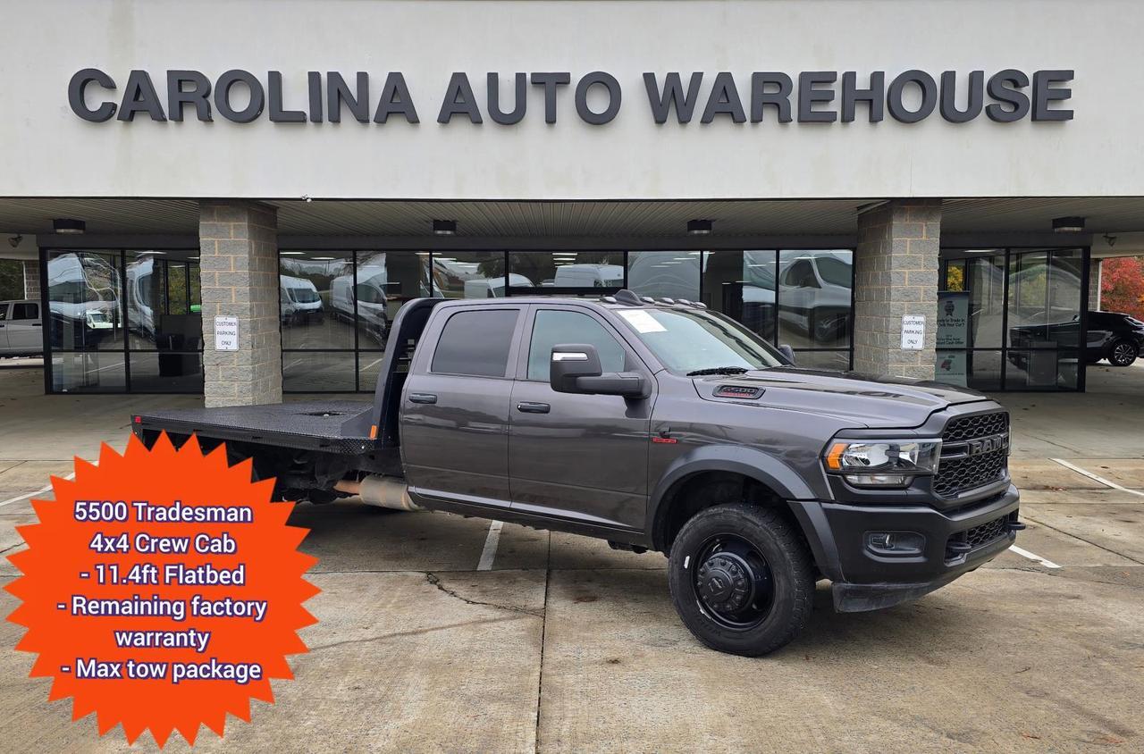 2023 Ram 5500 Chassis Cab Tradesman 4x4 Crew Cab 11.4FT Flatbed W/Max Towing and Cold Weather Group Concord NC