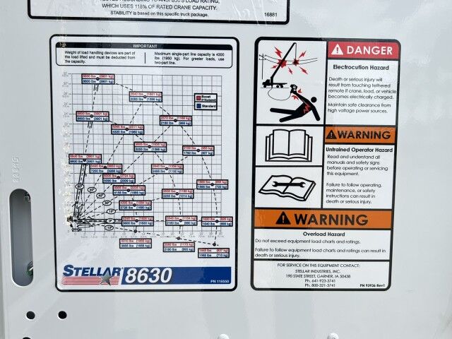 2023 Ram 5500 SL 4x4 Mechanic Service Truck with Stellar Telescopic Crane 8630 Homestead FL