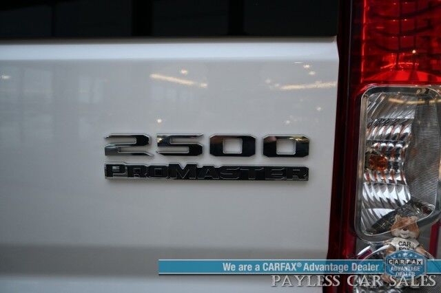 2023 Ram ProMaster 2500 / 3.6L V6 / Premium Cloth Seats / Power Mirrors, Windows, & Locks / Apple CarPlay & Android Auto / Back Up Camera / Keyless Entry & Start / Cruise Control / Bulk Head / Side Steps / 1-Owner Anchorage AK 2023 Ram ProMaster 2500 / 3.6L V6 / Premium Cloth Seats / Power Mirrors, Windows, & Locks / Apple CarPlay & Android Auto / Back Up Camera / Keyless Entry & Start / Cruise Control / Bulk Head / Side Steps / 1-Owner Anchorage AK
