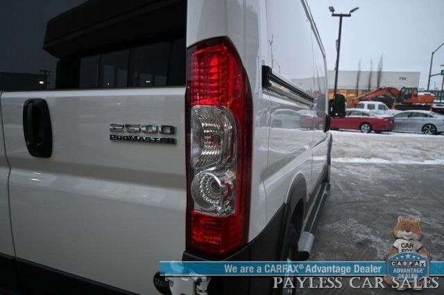 2023 Ram ProMaster 2500 / 3.6L V6 / Premium Cloth Seats / Power Mirrors, Windows, & Locks / Apple CarPlay & Android Auto / Back Up Camera / Keyless Entry & Start / Cruise Control / Bulk Head / Side Steps / 1-Owner Anchorage AK 2023 Ram ProMaster 2500 / 3.6L V6 / Premium Cloth Seats / Power Mirrors, Windows, & Locks / Apple CarPlay & Android Auto / Back Up Camera / Keyless Entry & Start / Cruise Control / Bulk Head / Side Steps / 1-Owner Anchorage AK