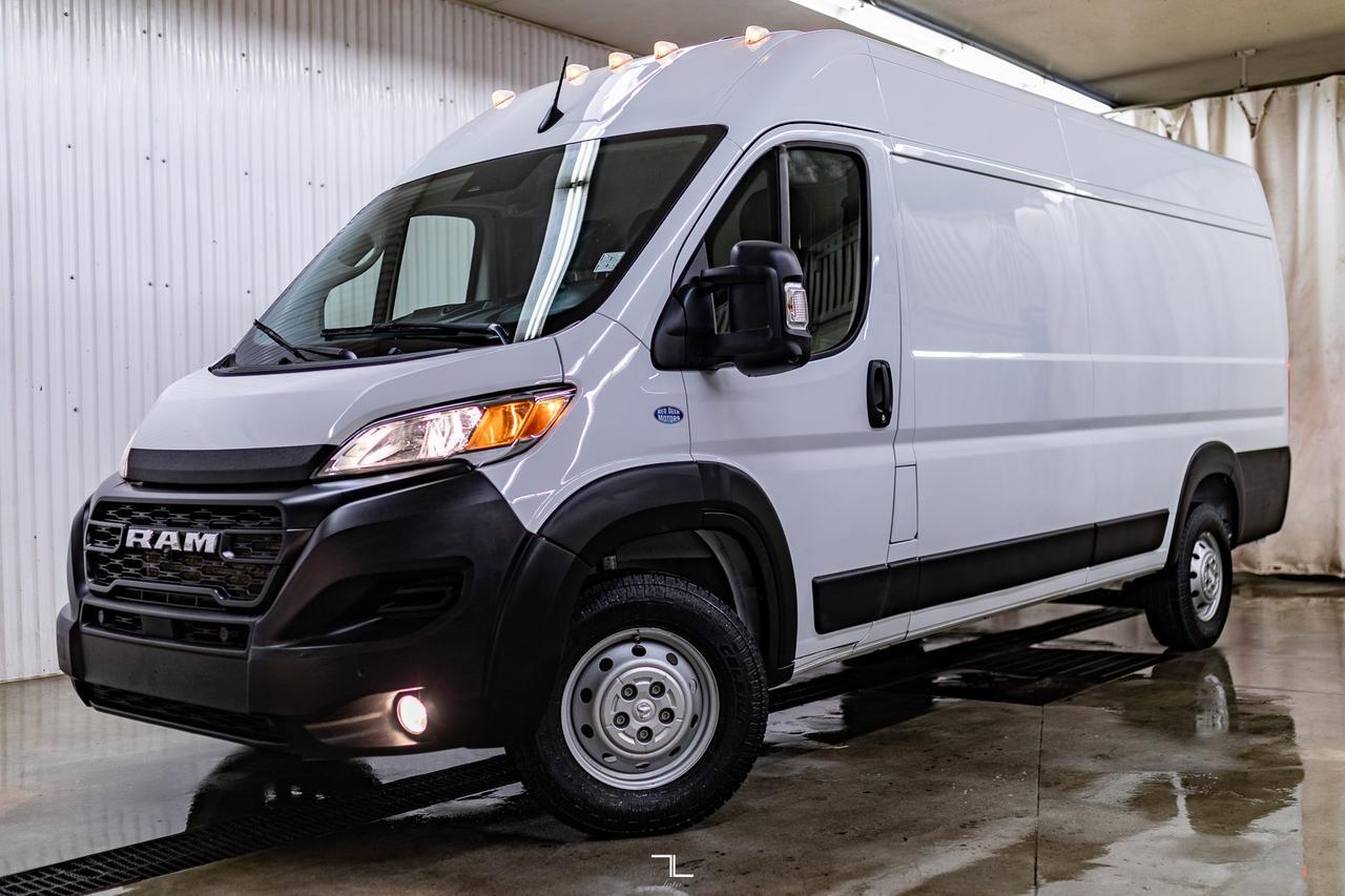 2023 Ram ProMaster 3500 Ext High Roof Cargo Van BCam Red Deer AB