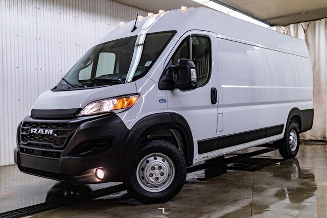 2023 Ram ProMaster 3500 Ext High Roof Cargo Van BCam Red Deer AB