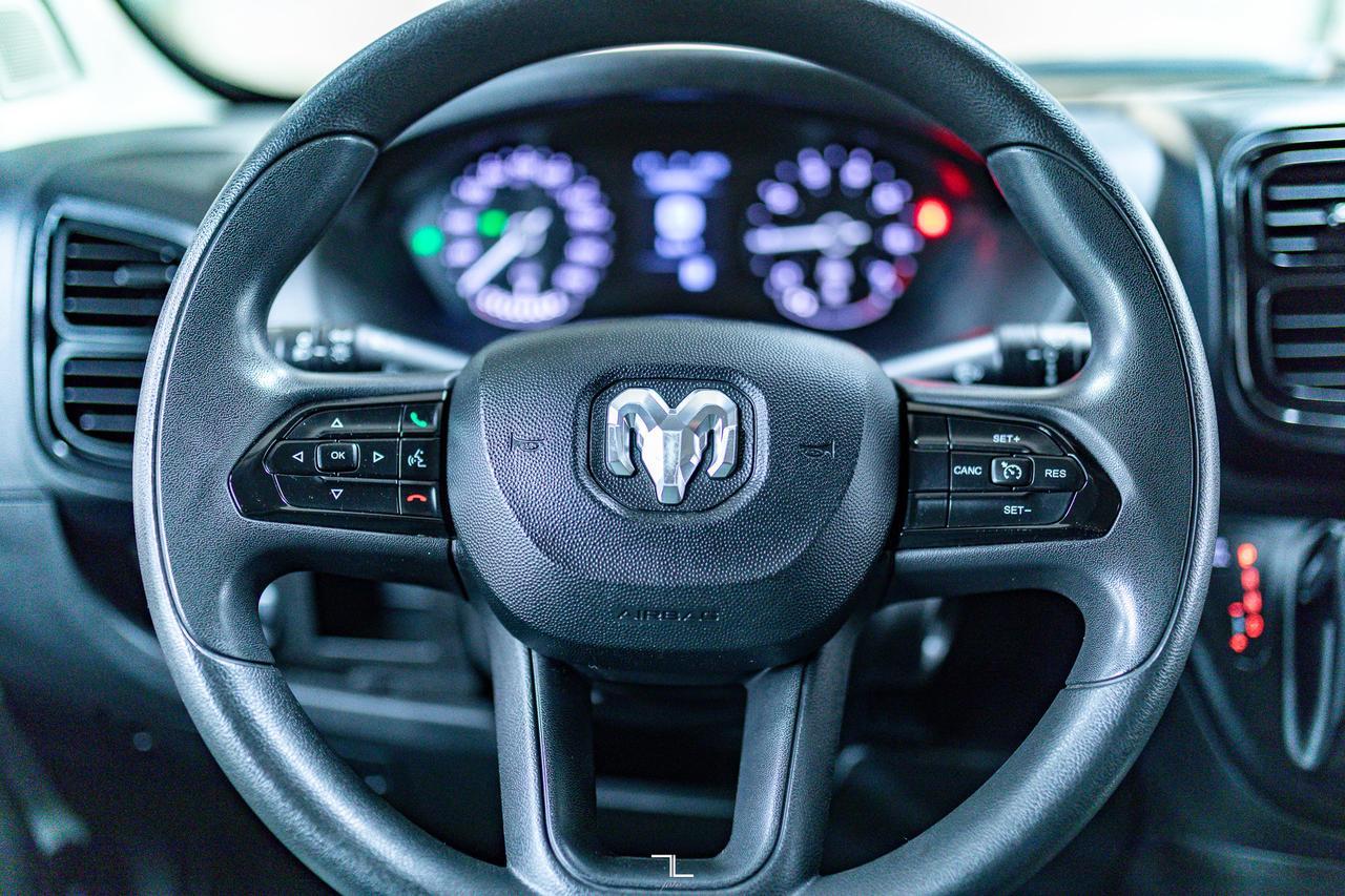 2023 Ram ProMaster 3500 Ext High Roof Cargo Van BCam Red Deer AB