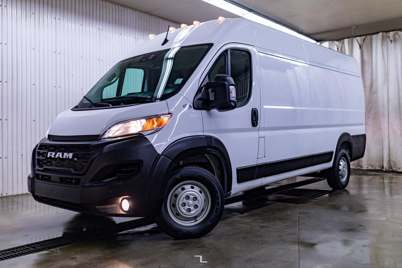 2023 Ram ProMaster 3500 Ext High Roof Cargo Van BCam Red Deer AB
