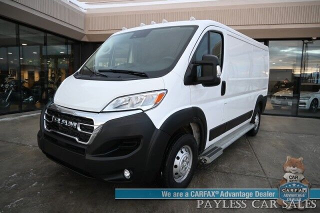 2023 Ram ProMaster Cargo Van / Cloth Bucket Seats / Apple CarPlay & Android Auto / Back Up Camera / Cruise Control / Push Button Start / Running Boards / Power Locks & Windows / Air Conditioning / USB Jacks / 1-Owner Anchorage AK 2023 Ram ProMaster Cargo Van / Cloth Bucket Seats / Apple CarPlay & Android Auto / Back Up Camera / Cruise Control / Push Button Start / Running Boards / Power Locks & Windows / Air Conditioning / USB Jacks / 1-Owner Anchorage AK