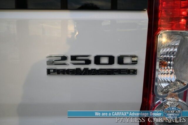 2023 Ram ProMaster Cargo Van 2500 / 3.6L V6 / Premium Cloth Seats / Power Mirrors, Windows, & Locks / Apple CarPlay & Android Auto / Back Up Camera / Keyless Entry & Start / Cruise Control / Bulk Head / Side Steps / 1-Owner Wasilla AK