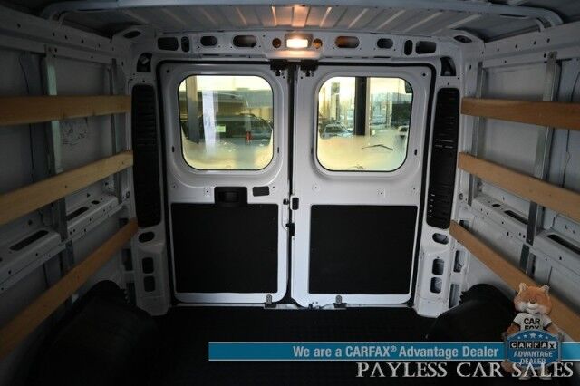 2023 Ram ProMaster Cargo Van 2500 / 3.6L V6 / Premium Cloth Seats / Power Mirrors, Windows, & Locks / Apple CarPlay & Android Auto / Back Up Camera / Keyless Entry & Start / Cruise Control / Bulk Head / Side Steps / 1-Owner Wasilla AK