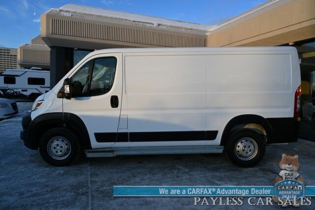 2023 Ram ProMaster Cargo Van 2500 / 3.6L V6 / Premium Cloth Seats / Power Mirrors, Windows, & Locks / Apple CarPlay & Android Auto / Back Up Camera / Keyless Entry & Start / Cruise Control / Bulk Head / Side Steps / 1-Owner Anchorage AK