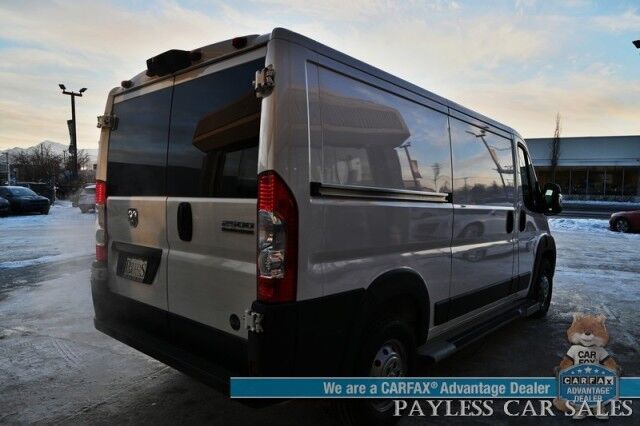 2023 Ram ProMaster Cargo Van 2500 / 3.6L V6 / Premium Cloth Seats / Power Mirrors, Windows, & Locks / Apple CarPlay & Android Auto / Back Up Camera / Keyless Entry & Start / Cruise Control / Bulk Head / Side Steps / 1-Owner Anchorage AK