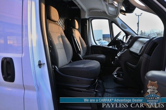 2023 Ram ProMaster Cargo Van 2500 / 3.6L V6 / Premium Cloth Seats / Power Mirrors, Windows, & Locks / Apple CarPlay & Android Auto / Back Up Camera / Keyless Entry & Start / Cruise Control / Bulk Head / Side Steps / 1-Owner Wasilla AK