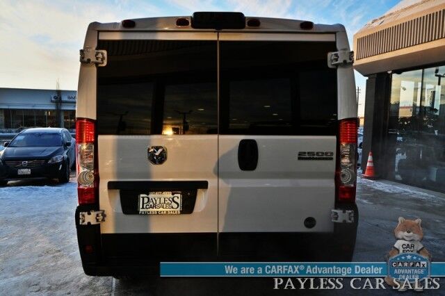 2023 Ram ProMaster Cargo Van 2500 / 3.6L V6 / Premium Cloth Seats / Power Mirrors, Windows, & Locks / Apple CarPlay & Android Auto / Back Up Camera / Keyless Entry & Start / Cruise Control / Bulk Head / Side Steps / 1-Owner Wasilla AK