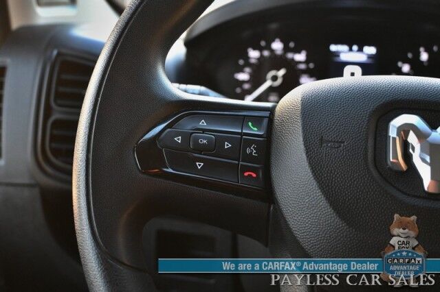 2023 Ram ProMaster Cargo Van 2500 / 3.6L V6 / Premium Cloth Seats / Power Mirrors, Windows, & Locks / Apple CarPlay & Android Auto / Back Up Camera / Keyless Entry & Start / Cruise Control / Bulk Head / Side Steps / 1-Owner Wasilla AK