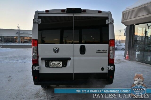 2023 Ram ProMaster Cargo Van 2500 / 3.6L V6 / Premium Cloth Seats / Power Mirrors, Windows, & Locks / Apple CarPlay & Android Auto / Back Up Camera / Keyless Entry & Start / Cruise Control / Bulk Head / Side Steps / 1-Owner Anchorage AK 2023 Ram ProMaster Cargo Van 2500 / 3.6L V6 / Premium Cloth Seats / Power Mirrors, Windows, & Locks / Apple CarPlay & Android Auto / Back Up Camera / Keyless Entry & Start / Cruise Control / Bulk Head / Side Steps / 1-Owner Anchorage AK