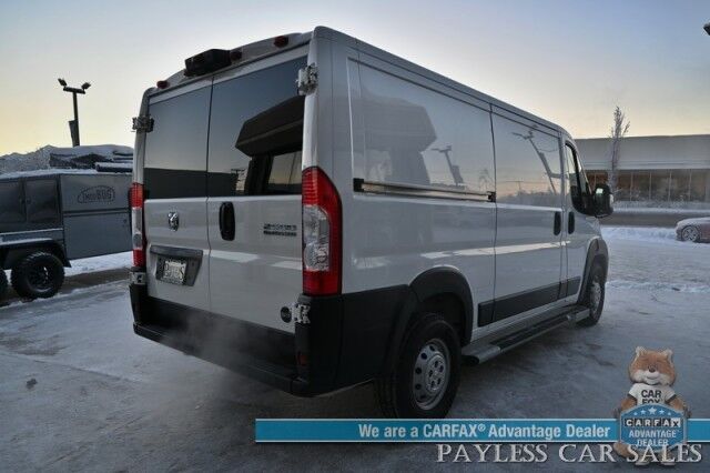 2023 Ram ProMaster Cargo Van 2500 / 3.6L V6 / Premium Cloth Seats / Power Mirrors, Windows, & Locks / Apple CarPlay & Android Auto / Back Up Camera / Keyless Entry & Start / Cruise Control / Bulk Head / Side Steps / 1-Owner Anchorage AK 2023 Ram ProMaster Cargo Van 2500 / 3.6L V6 / Premium Cloth Seats / Power Mirrors, Windows, & Locks / Apple CarPlay & Android Auto / Back Up Camera / Keyless Entry & Start / Cruise Control / Bulk Head / Side Steps / 1-Owner Anchorage AK
