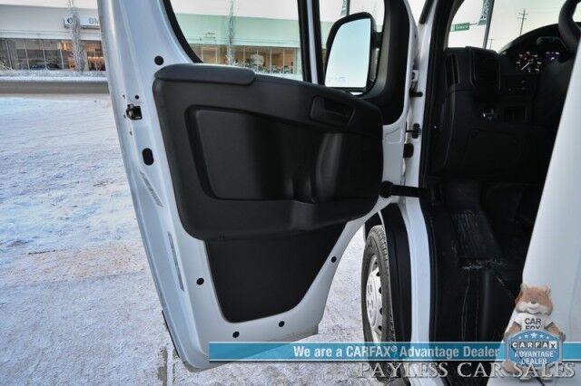 2023 Ram ProMaster Cargo Van 2500 / 3.6L V6 / Premium Cloth Seats / Power Mirrors, Windows, & Locks / Apple CarPlay & Android Auto / Back Up Camera / Keyless Entry & Start / Cruise Control / Bulk Head / Side Steps / 1-Owner Anchorage AK 2023 Ram ProMaster Cargo Van 2500 / 3.6L V6 / Premium Cloth Seats / Power Mirrors, Windows, & Locks / Apple CarPlay & Android Auto / Back Up Camera / Keyless Entry & Start / Cruise Control / Bulk Head / Side Steps / 1-Owner Anchorage AK