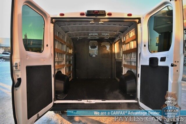 2023 Ram ProMaster Cargo Van 2500 / 3.6L V6 / Premium Cloth Seats / Power Mirrors, Windows, & Locks / Apple CarPlay & Android Auto / Back Up Camera / Keyless Entry & Start / Cruise Control / Bulk Head / Side Steps / 1-Owner Anchorage AK 2023 Ram ProMaster Cargo Van 2500 / 3.6L V6 / Premium Cloth Seats / Power Mirrors, Windows, & Locks / Apple CarPlay & Android Auto / Back Up Camera / Keyless Entry & Start / Cruise Control / Bulk Head / Side Steps / 1-Owner Anchorage AK