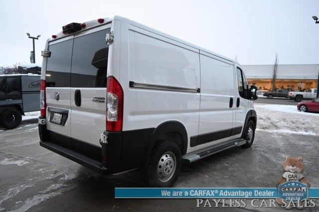 2023 Ram ProMaster Cargo Van 2500 / 3.6L V6 / Premium Cloth Seats / Power Mirrors, Windows, & Locks / Apple CarPlay & Android Auto / Back Up Camera / Keyless Entry & Start / Cruise Control / Bulk Head / Side Steps / 1-Owner Anchorage AK
