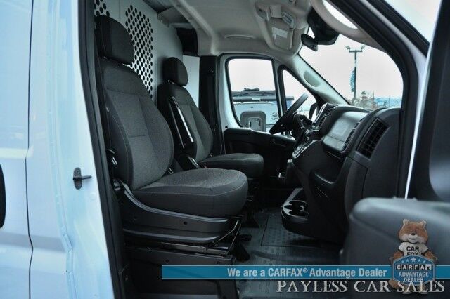 2023 Ram ProMaster Cargo Van 2500 / 3.6L V6 / Premium Cloth Seats / Power Mirrors, Windows, & Locks / Apple CarPlay & Android Auto / Back Up Camera / Keyless Entry & Start / Cruise Control / Bulk Head / Side Steps / 1-Owner Anchorage AK