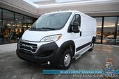 2023 Ram ProMaster Cargo Van 2500 / 3.6L V6 / Premium Cloth Seats / Power Mirrors, Windows, & Locks / Apple CarPlay & Android Auto / Back Up Camera / Keyless Entry & Start / Cruise Control / Bulk Head / Side Steps / 1-Owner