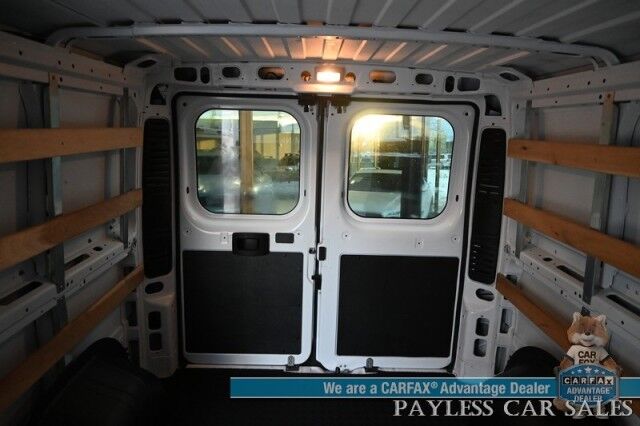2023 Ram ProMaster Cargo Van 2500 / 3.6L V6 / Premium Cloth Seats / Power Mirrors, Windows, & Locks / Apple CarPlay & Android Auto / Back Up Camera / Keyless Entry & Start / Cruise Control / Bulk Head / Side Steps / 1-Owner Anchorage AK
