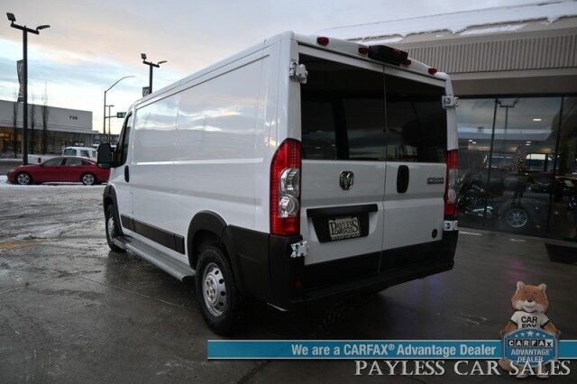 2023 Ram ProMaster Cargo Van 2500 / 3.6L V6 / Premium Cloth Seats / Power Mirrors, Windows, & Locks / Apple CarPlay & Android Auto / Back Up Camera / Keyless Entry & Start / Cruise Control / Bulk Head / Side Steps / 1-Owner Anchorage AK
