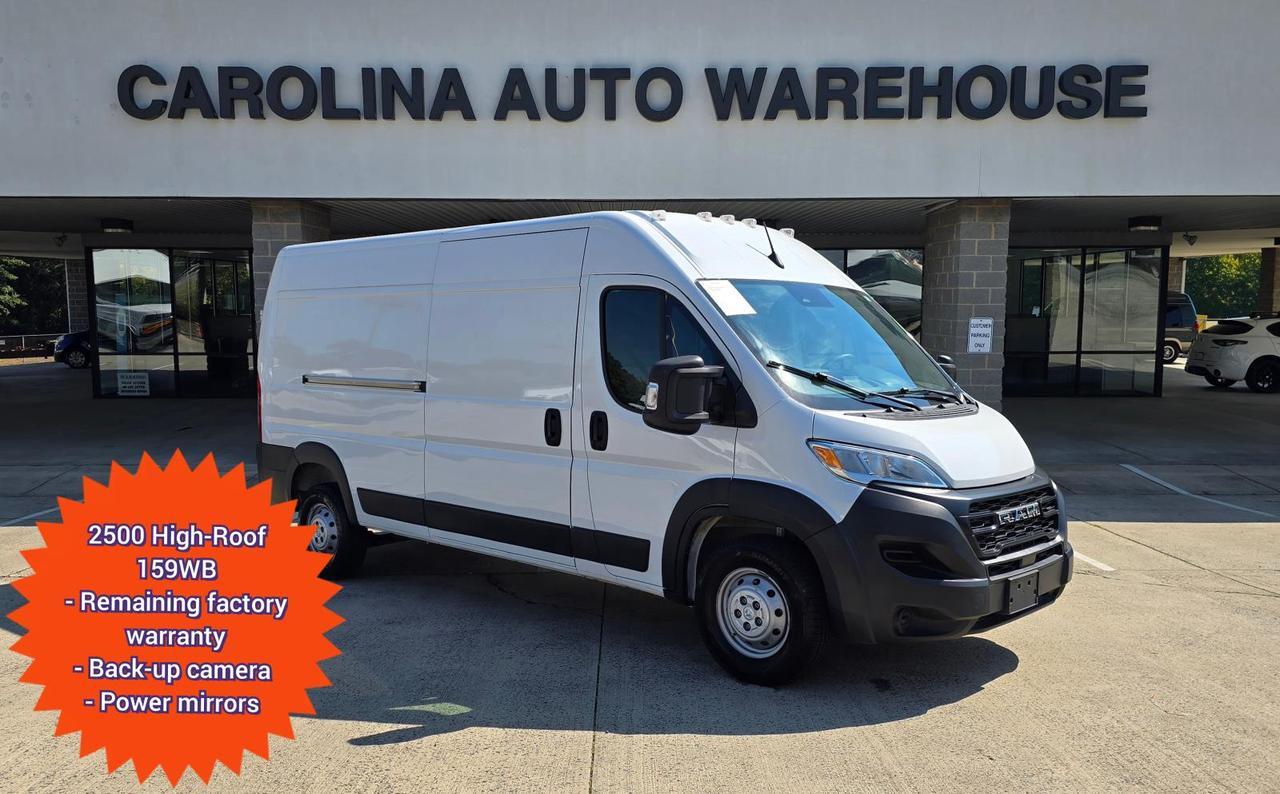 2023 Ram ProMaster Cargo Van 2500 High Roof 159WB Concord NC