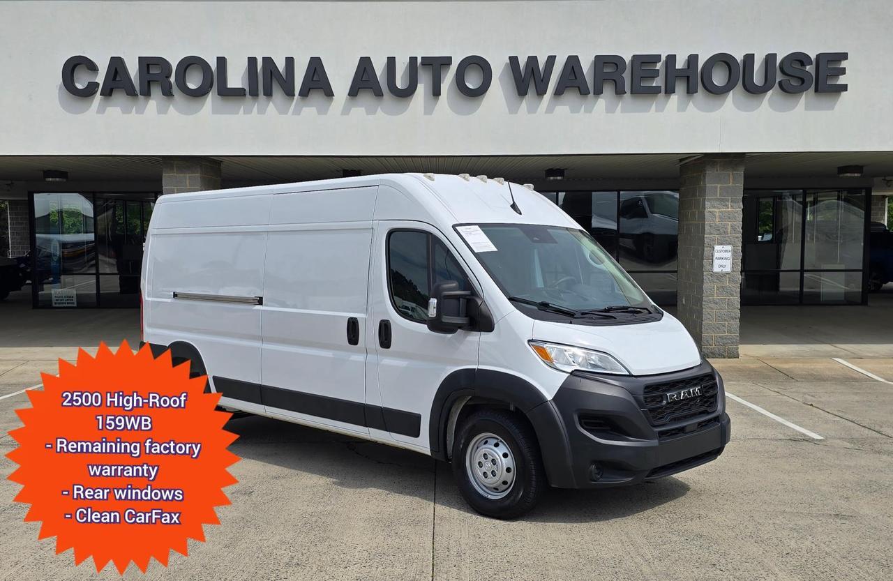 2023 Ram ProMaster Cargo Van 2500 High Roof 159WB W/Rear Windows Concord NC
