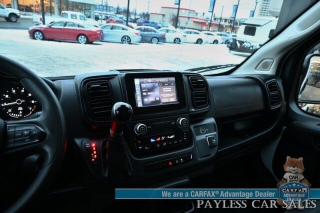 2023 Ram ProMaster Cargo Van / 3.6L V6 / U-Haul Equipment Pkg / Premium Cloth Seats / Apple CarPlay & Android Auto / Back Up Camera / Cruise Control / Power Windows, Mirrors, & Locks / Keyless Entry & Start / 1-Owner Anchorage AK 2023 Ram ProMaster Cargo Van / 3.6L V6 / U-Haul Equipment Pkg / Premium Cloth Seats / Apple CarPlay & Android Auto / Back Up Camera / Cruise Control / Power Windows, Mirrors, & Locks / Keyless Entry & Start / 1-Owner Anchorage AK