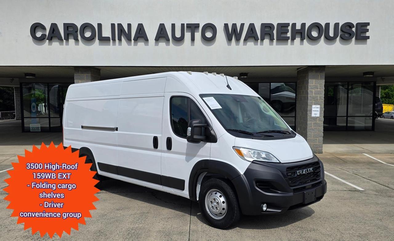 2023 Ram ProMaster Cargo Van 3500 High Roof 159WB EXT W/Shelves Concord NC