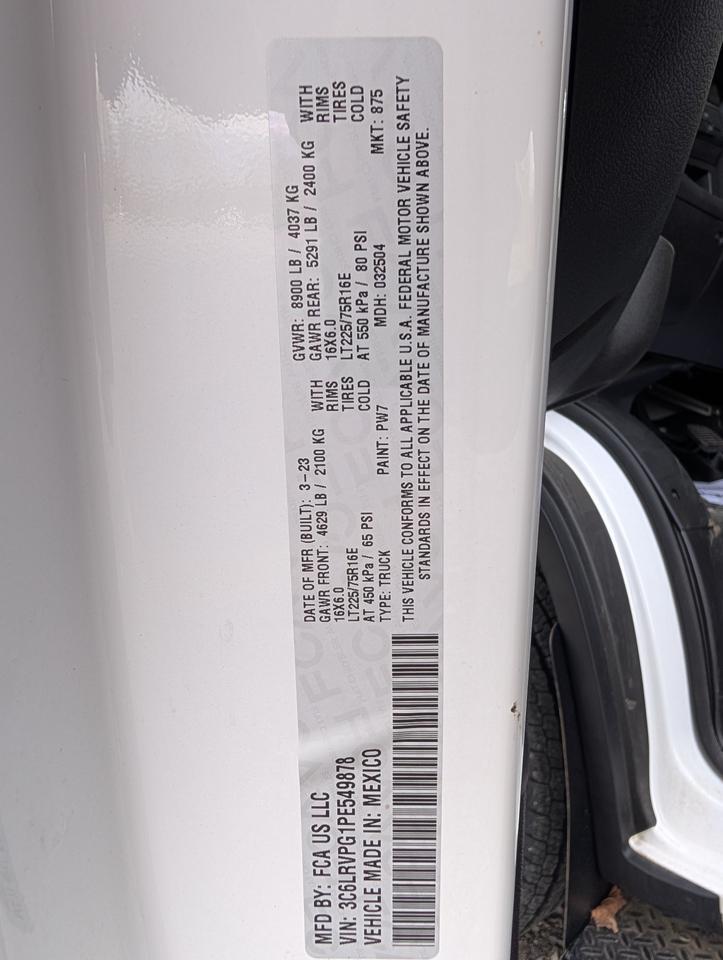 2023 Ram WHEELCHAIR VANS PROMASTER Johnstown NY