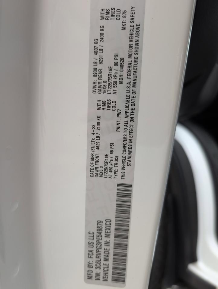 2023 Ram WHEELCHAIR VANS PROMASTER Johnstown NY