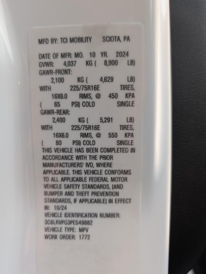 2023 Ram WHEELCHAIR VANS PROMASTER Johnstown NY