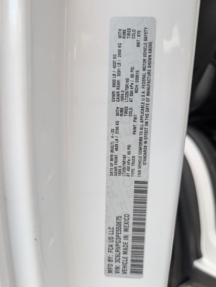 2023 Ram WHEELCHAIR VANS PROMASTER Johnstown NY