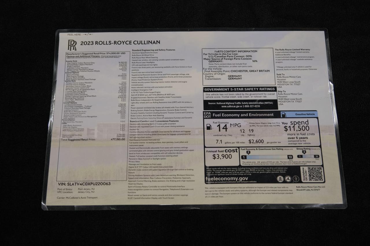 2023 Rolls-Royce Cullinan Miami FL