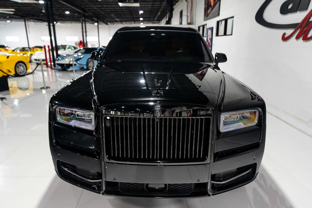 2023 Rolls-Royce Cullinan Black Badge Black Diamond paint,Mandarin interior,Bespoke audio system,four-passenger config & MORE!