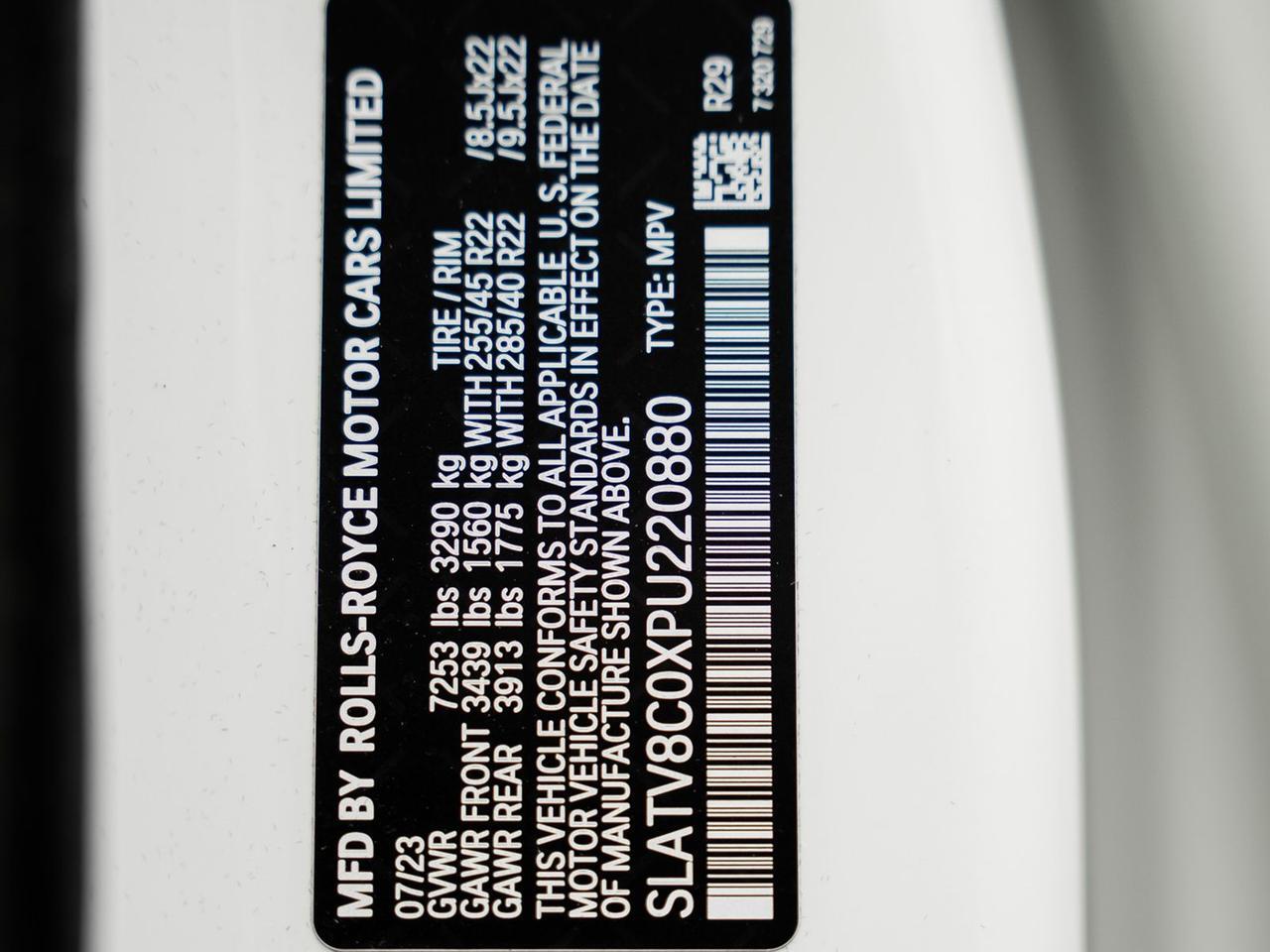 2023 Rolls-Royce Cullinan Black Badge Ft Lauderdale FL