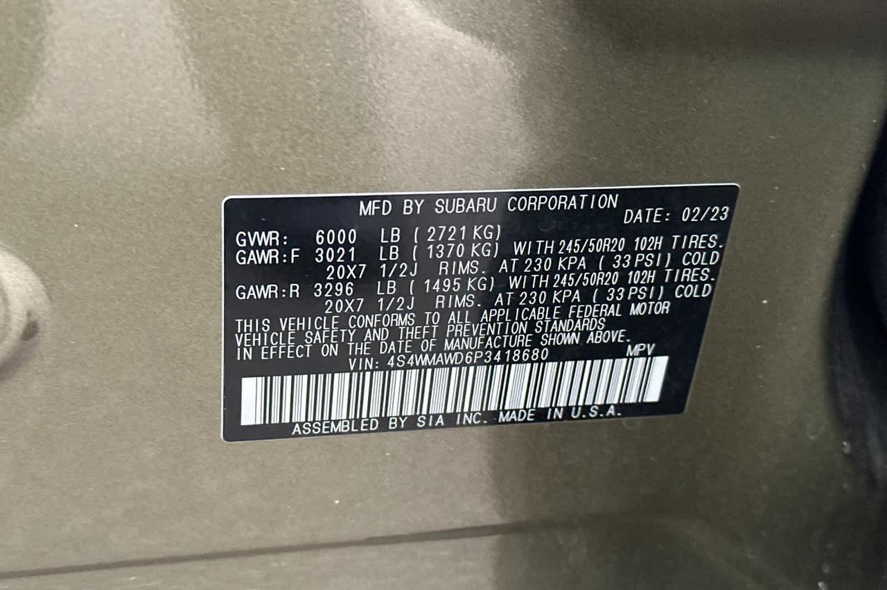 2023 Subaru Ascent Touring Roseville CA