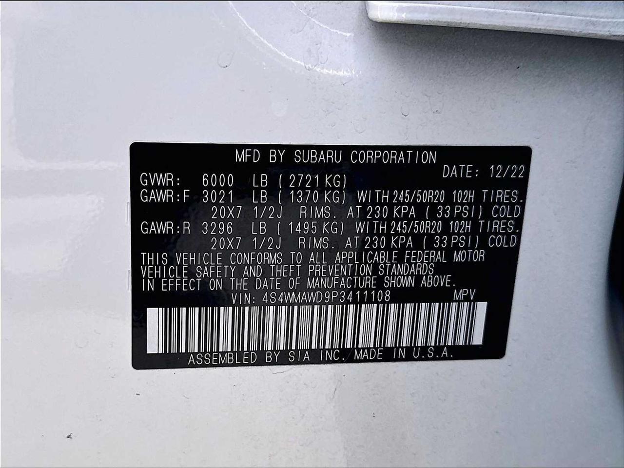 2023 Subaru Ascent Touring Roseville CA