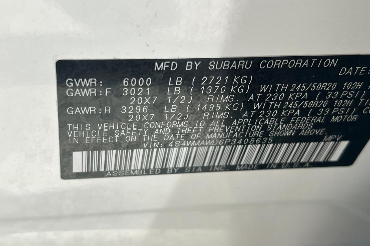 2023 Subaru Ascent Touring Ontario OR