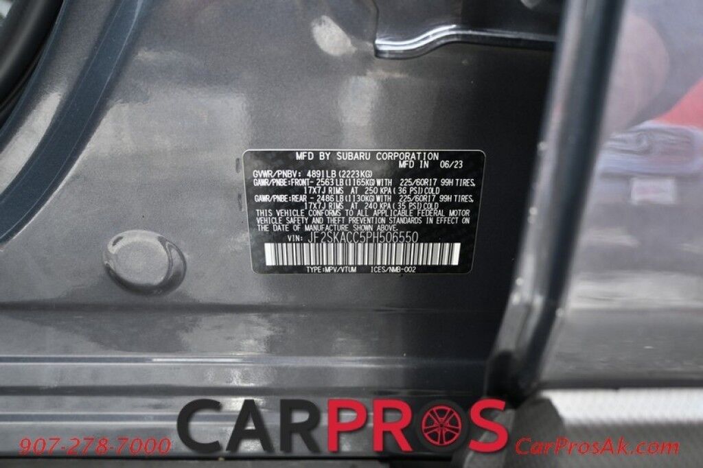 2023 Subaru Forester AWD - EyeSight Pkg - Lane Departure & Collision Alert - Power Windows, Locks & Mirrors - Bluetooth - Apple CarPlay & Android Auto - Keyless Entry - Luggage Rack - Aluminum Wheels - 33 MPG - 1-Owner Anchorage AK