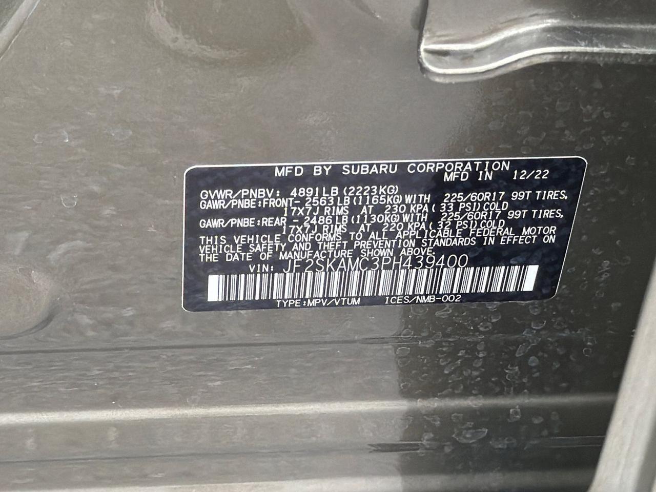 2023 Subaru Forester Wilderness Hagerstown MD